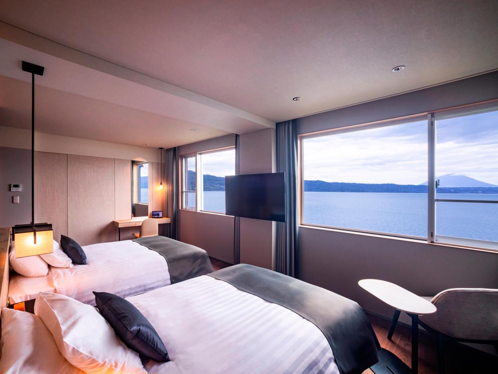 The Lake View Toya Nonokaze Resort Toyako Екстериор снимка