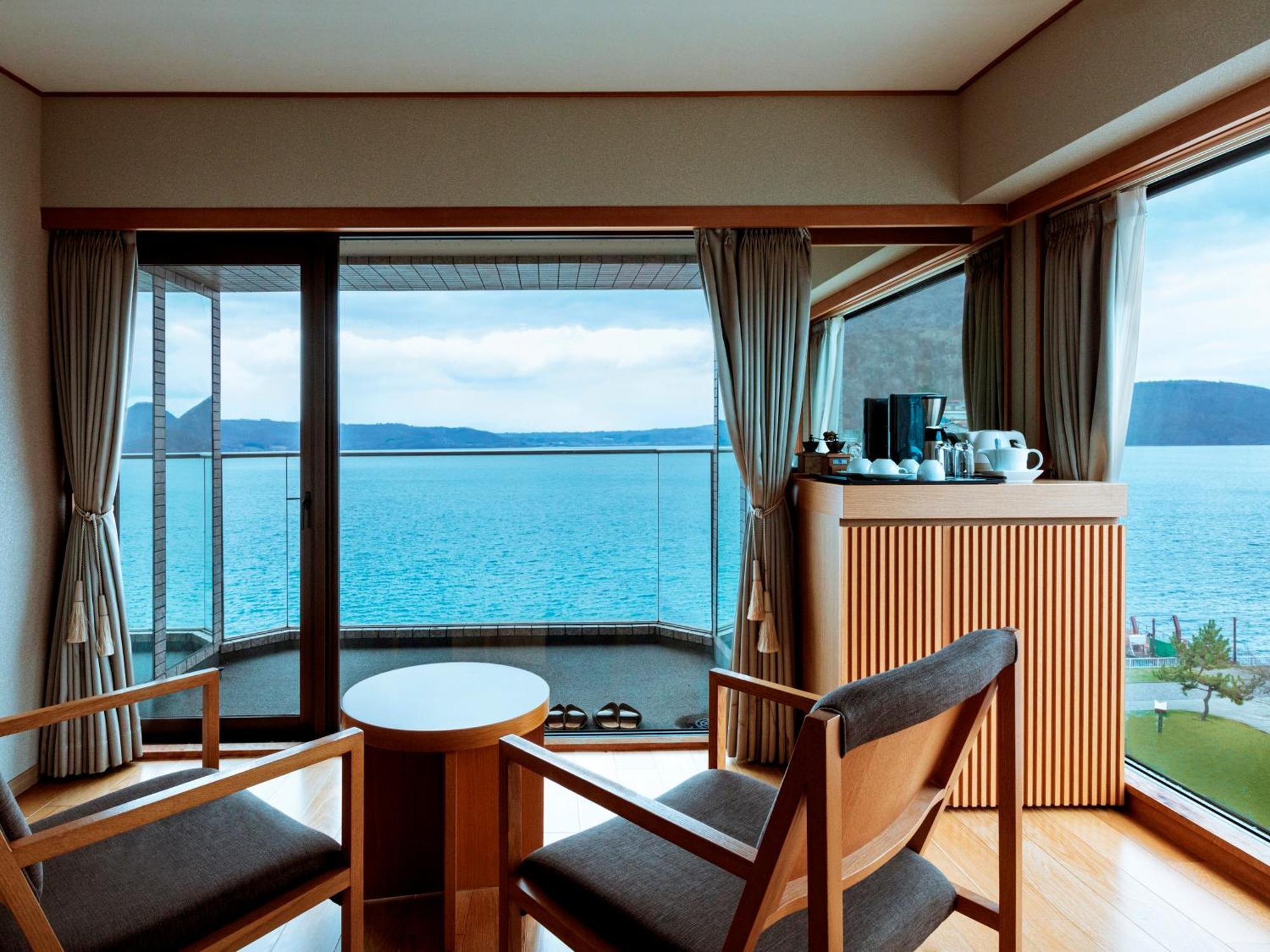 The Lake View Toya Nonokaze Resort Toyako Екстериор снимка